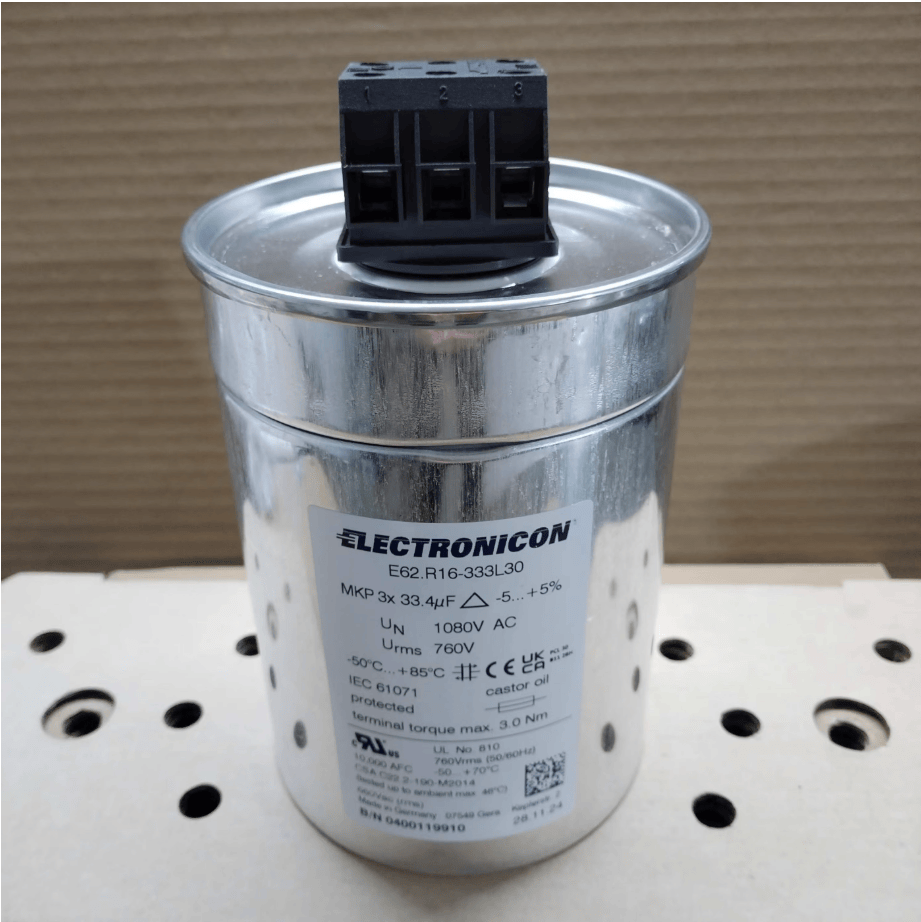 ELECTRONICON ELECTRONICON E62.R16-333L30 760vac 1080v 3X33.4UF Capacitor  (4 Pieces)