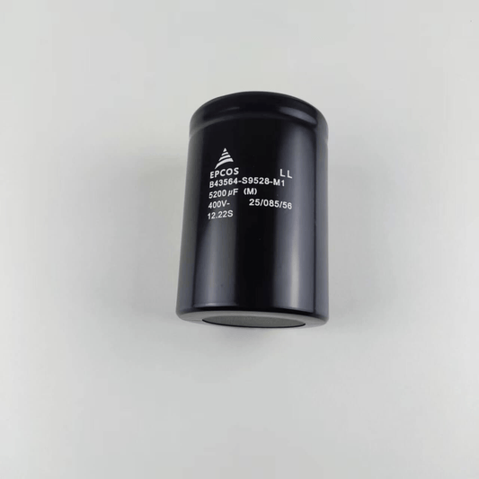 EPCOS Aluminum Electrolytic Capacitors EPCOS TDK B43564-S9528-M1 Aluminum Electrolytic Capacitor, 5200uF 400V, Long Life Screw Terminal - Pack of 12