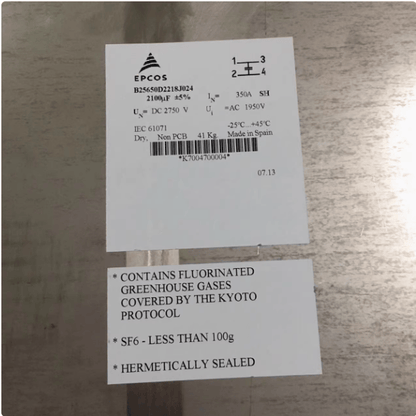 EPCOS EPCOS B25650D2218J024 100UF 2750V Capacitor