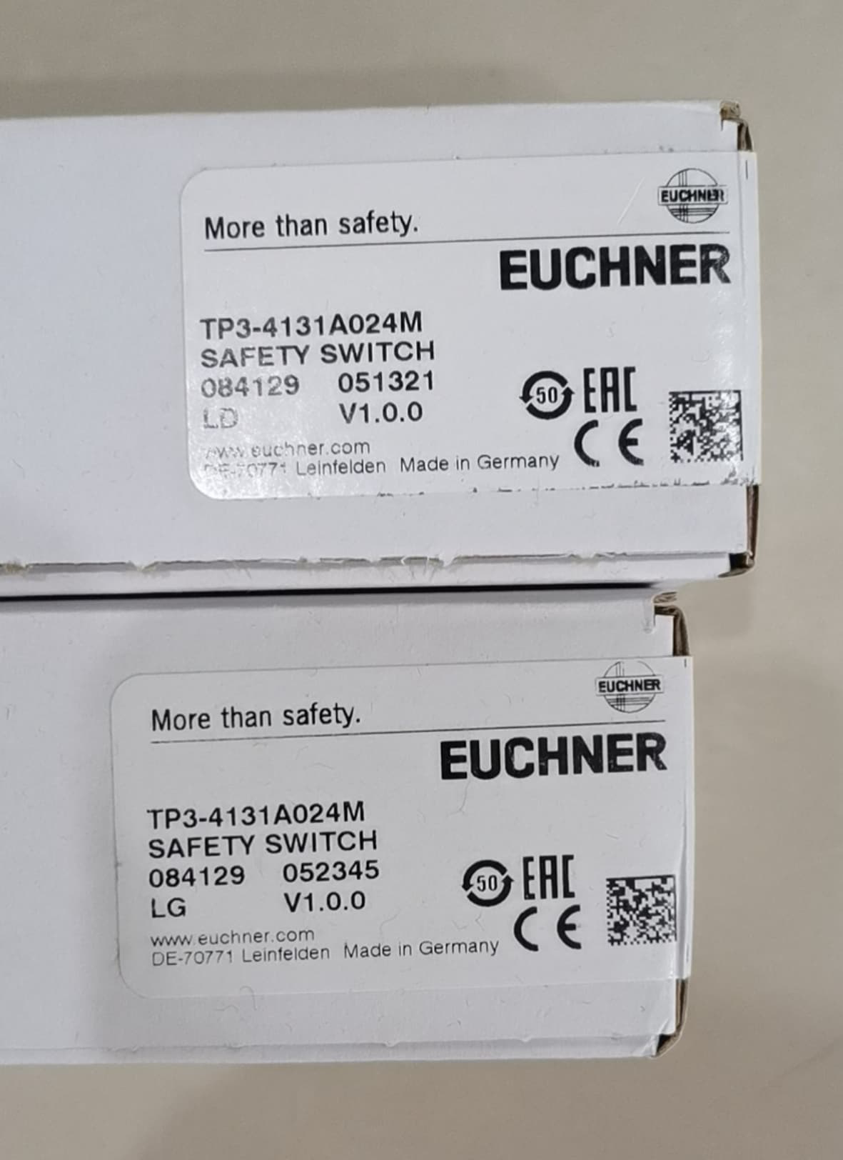 EUCHNER EUCHNER TP4-4131A024PG Safety switch