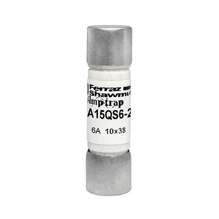 Ferraz Shawmut General Industrial Fuses Mersen A15QS6-2 Amp-Trap A15QS High Speed Fuse, 150VAC/150VDC, 6A, Form 101 1.5in x 0.41in - Pack of 10