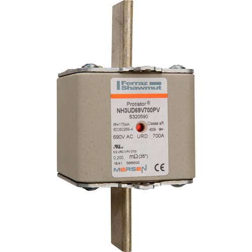 Ferraz Shawmut NH3UD69V700PV 3pcs Ferraz Shawmut S320590 - NH3UD69V700PV Fuses