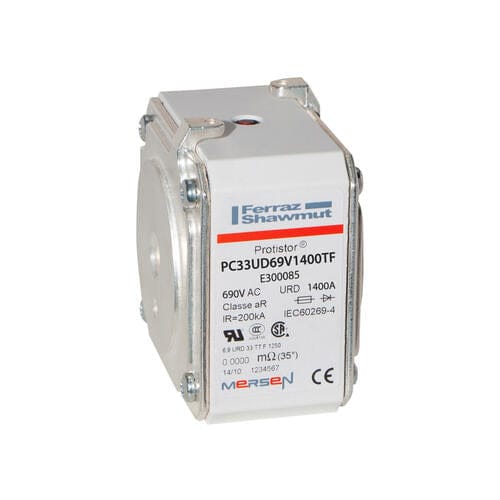 Ferraz Shawmut PC33UD69V20CLM 2pcs Ferraz Shawmut PC33UD69V20CLM Fuses