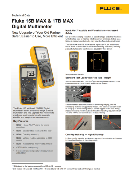 Fluke Fluke 15B MAX-01 Digital Multimeter