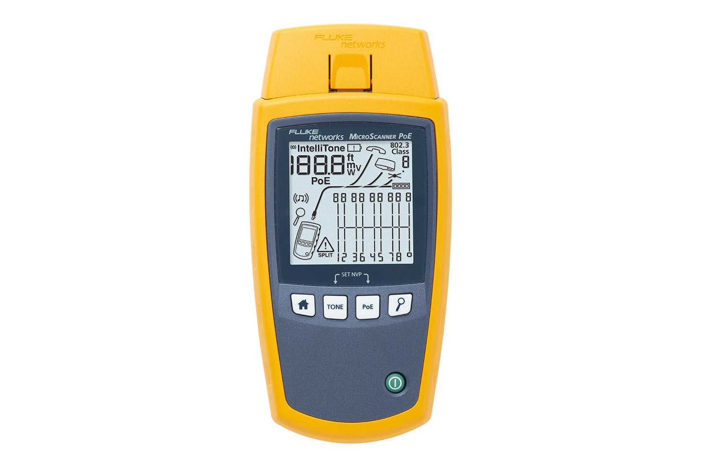 Fluke Fluke MS-POE Networks MicroScanner Cable / PoE Tester