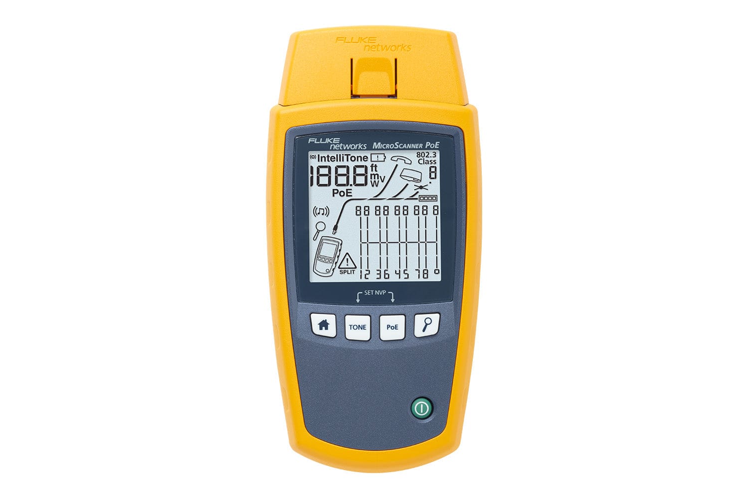 Fluke Fluke MS-POE Networks MicroScanner Cable / PoE Tester