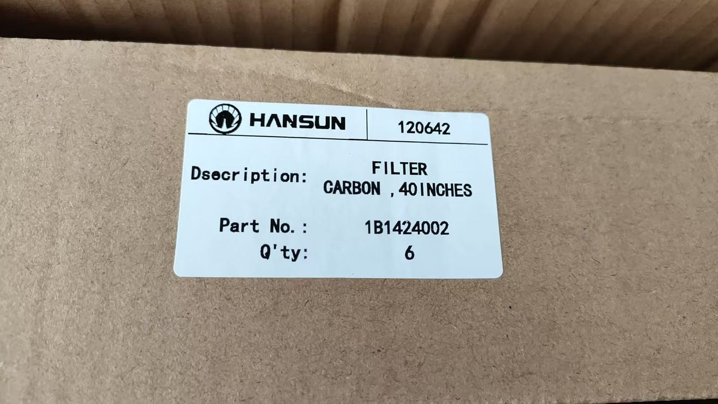 Hansun Hansun FIL-10 / 1B1424002 FILTER CARBON (12 Pieces)