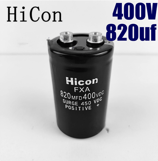 Hicon HCGF5A 2700MFD 400V 2pcs Hicon HCGF5A 2700MFD 400V Capacitor Fuses