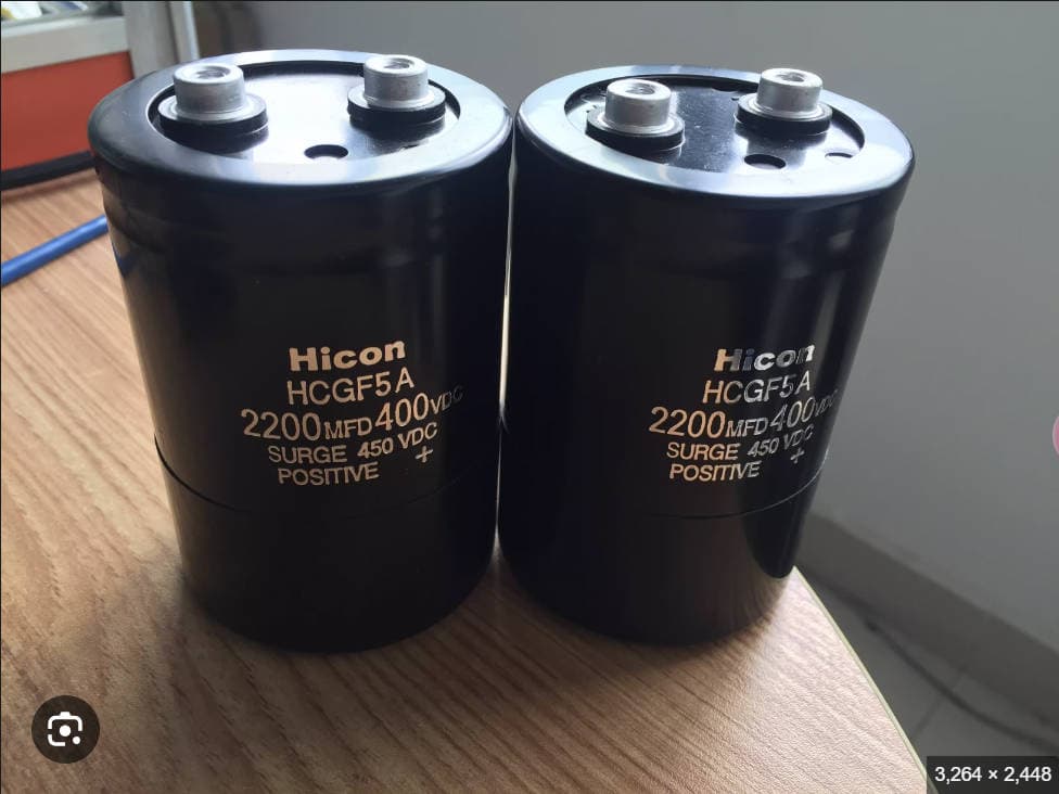 Hicon HCGF5A 2200MFD 450v Capacitor (4 Pieces) – Apexon Solutions LLC