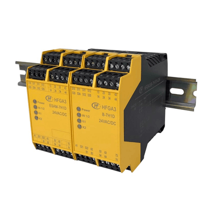HONGFA HONGFA HFGA1/A-2H-U24 Safety Relay Module Standard Rail Installation