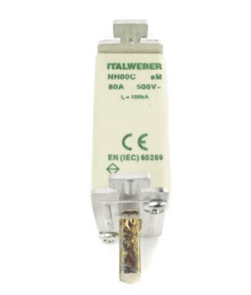 ITALWEBER ITALWEBER NH00C 16A 690V 100KA aM / NH00C 16A 500V gG / NH00C 35A 500V gG / NH00C 40A 500V / NH00C 100A 500V gG Fuses