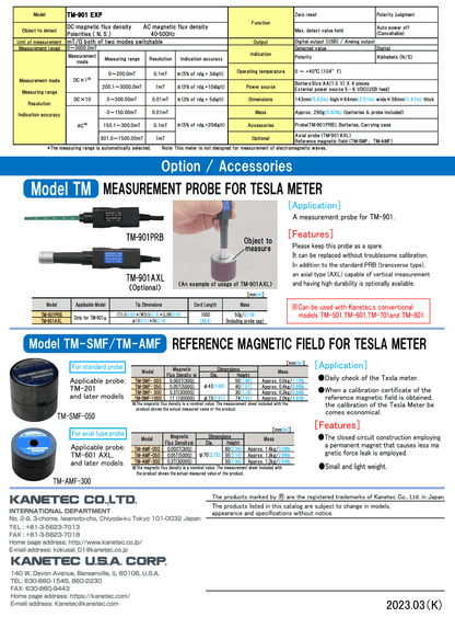 KANETEC KANETEC TM-901EXP magnetic meter