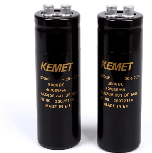 KEMET Aluminum Electrolytic Capacitors KEMET ALS30A473MF063 — ALS30 Series Screw‑Terminal Aluminum Electrolytic Capacitor, 47,000 µF ±20%, 63 VDC, 19,000 hr, Ø66×105 mm, Lead Spacing 28.5 mm, ESR 8 mΩ @100 Hz, Ripple 26.7 A — Pack of 5