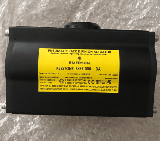Keystone Valve Keystone F89E-140DA Butterfly Valve Actuator Double Acting Actuator