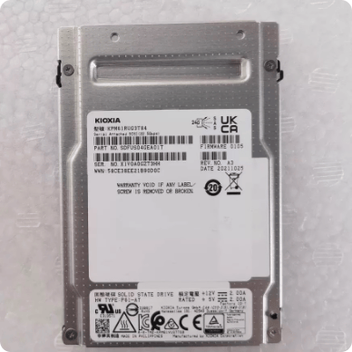 KIOXIA Kioxia PM6-R 3.84TB SAS 12Gb/s 2.5-inch Read Intensive Enterprise SSD (KPM61RUG3T84)