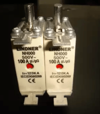 LINDNER NHC00 NH000 63A 500V 10pcs Lindner 63A 500V NH00 Series Fast-Acting Ceramic Fuses (NHC00, NH000)
