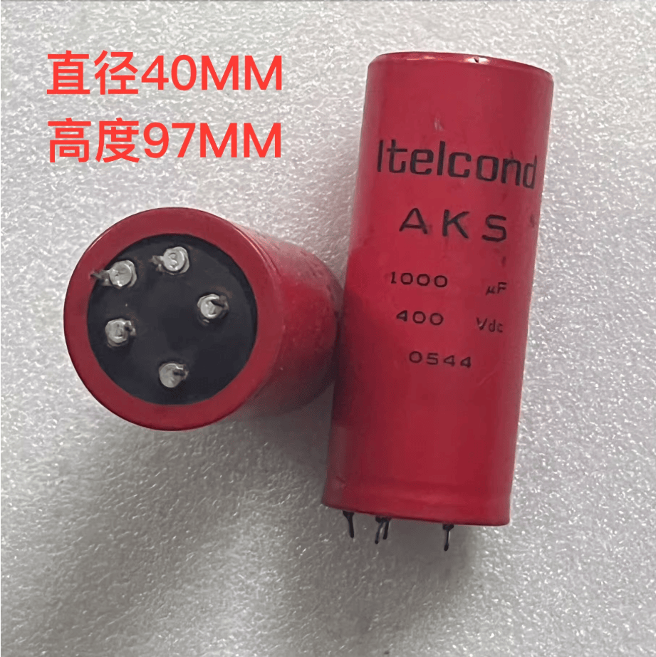 LTELCOND 97*40MM ITELCOND AKS 1000UF 400V Capacitor (6 Pieces)
