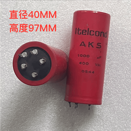 LTELCOND 97*40MM ITELCOND AKS 1000UF 400V Capacitor (6 Pieces)