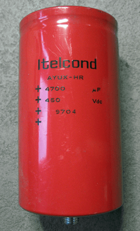 LTELCOND ITELCOND AYUX-HR 450V 4700UF Capacitor (6 Pieces)