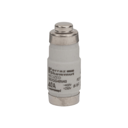 Mersen Industrial Fuses Mersen Q1028666J - D02GG40V40/10 40A Fuses (10 Pieces)