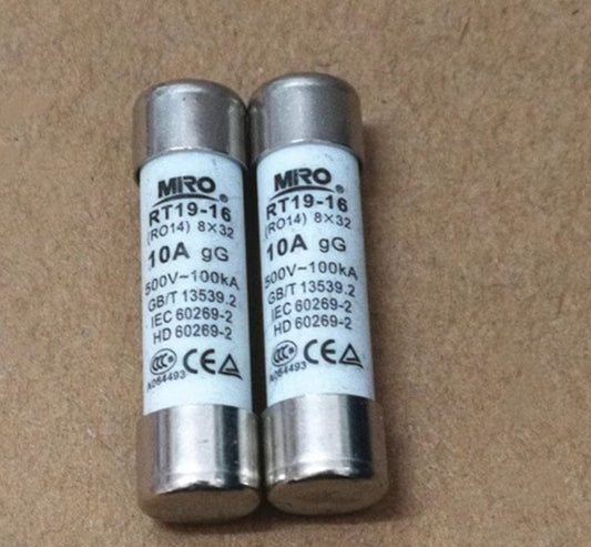 MRO MRO RO14 RT19-16 5A 500V gG 8*32 Fuses (12 Pieces)