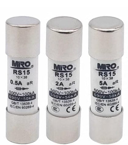 MRO MRO RS15 aR 6A 500V/690V Fuses (12 Pieces)