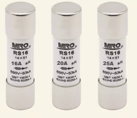 MRO MRO RS16 63A 690V aR 14*51 Fuses (12 Pieces)
