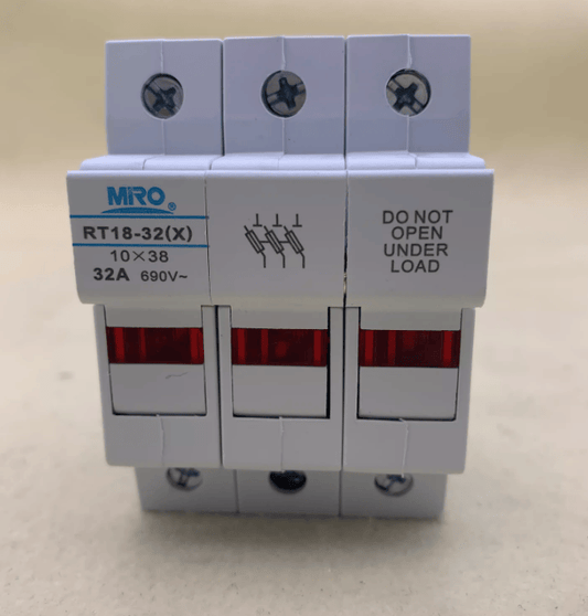 MRO MRO RT18-32X 32A 690V 10*38 aR FuseHolder (5 Pieces)