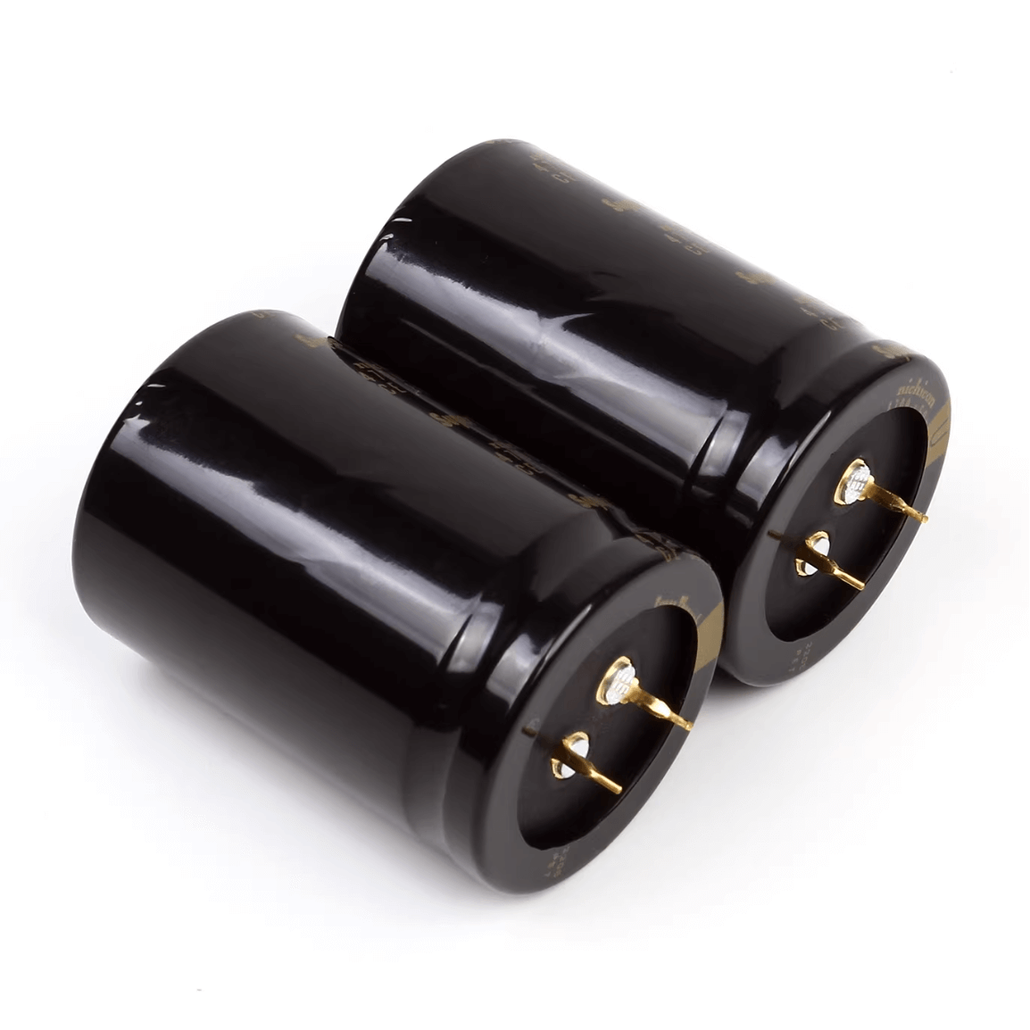 Nichicon Aluminum Electrolytic Capacitors Nichicon LKG1H472MESCCK Gold Tune Audio Grade Capacitor, 4700uF 50V, Snap-In, 35x50mm - Pack of 5