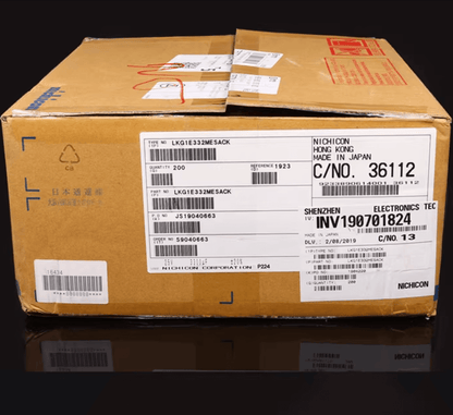 Nichicon Aluminum Electrolytic Capacitors Nichicon LKG1J103MESCAK Gold Tune Audio Grade Capacitor, 10000uF 63V, Snap-In, 35x50mm - Pack of 5