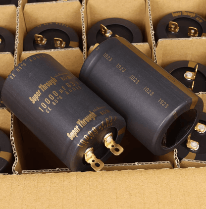 Nichicon Aluminum Electrolytic Capacitors Nichicon LKG1J103MKZS Audio Grade Capacitor, 10000uF 63V, Type III Super Through, 50x80mm Solder Lug - Pack of 5