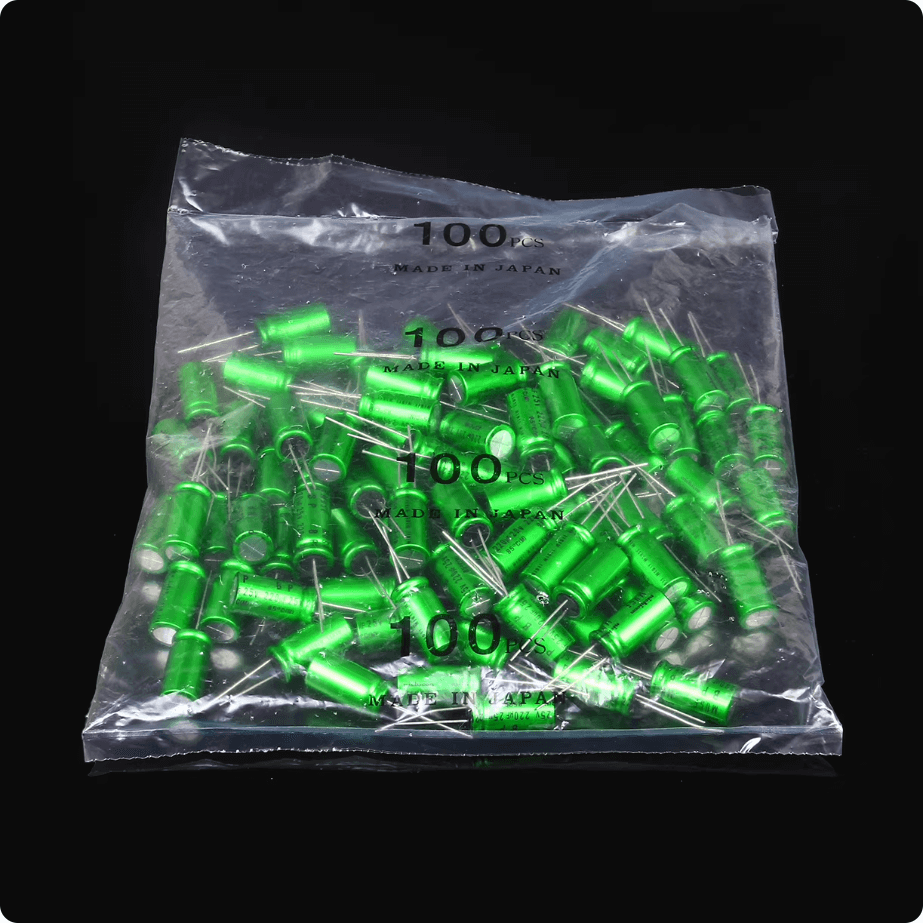 Nichicon Aluminum Electrolytic Capacitors Nichicon UES1E4R7MDM Muse ES Series Audio Capacitor, 4.7uF 25V, Bi-Polar Radial Leaded - Pack of 20