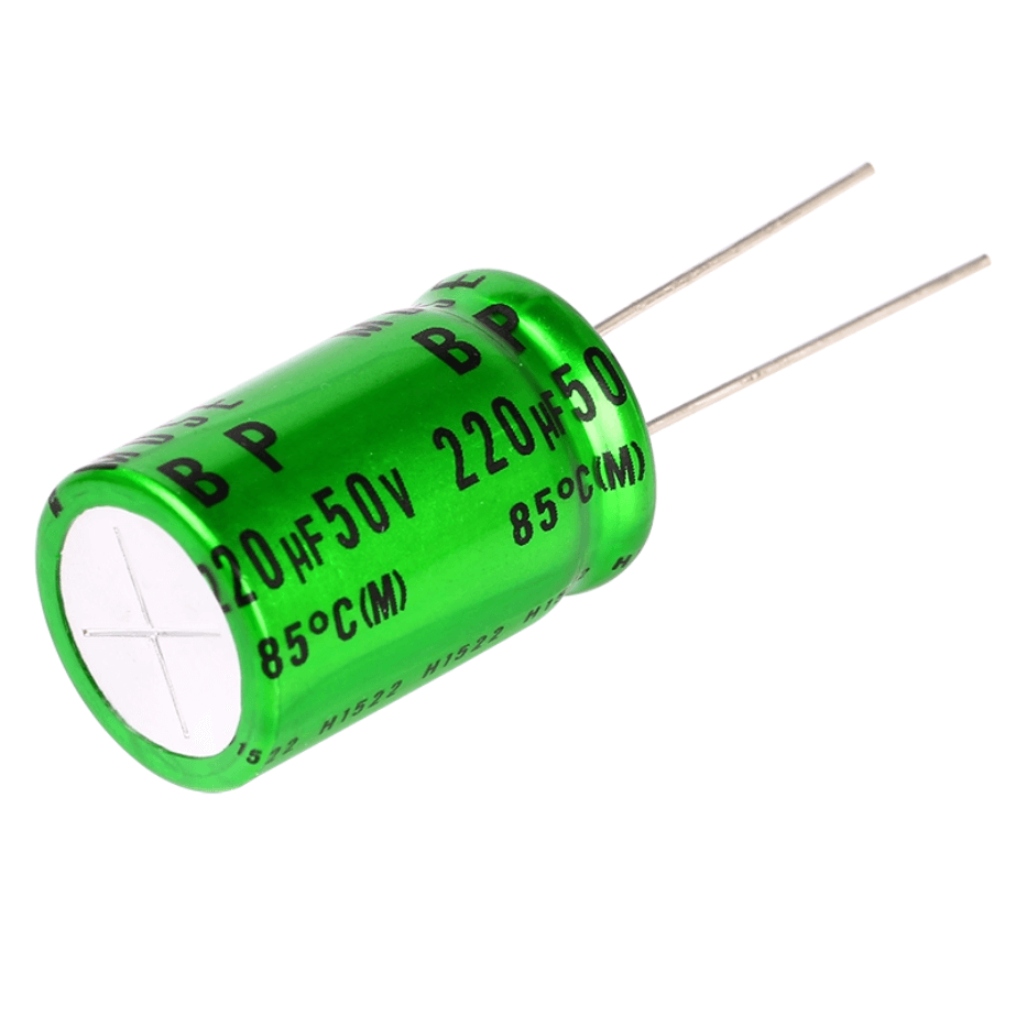 Nichicon Aluminum Electrolytic Capacitors Nichicon UES1E4R7MDM Muse ES Series Audio Capacitor, 4.7uF 25V, Bi-Polar Radial Leaded - Pack of 20