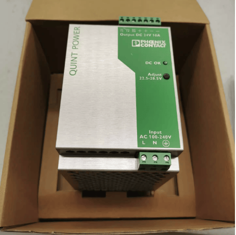 Phoenix Phoenix Contact QUINT-PS/1AC/24DC/20 Power Supply Unit, 1-Phase 24V DC 20A, AC/DC, DIN Rail Mount, 2866776 – Pack of 1