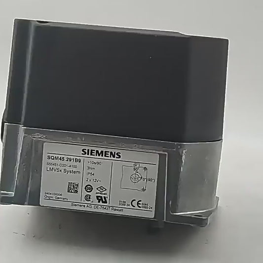 Siemens SQM33.411A9 Burner Control, Actuator Control, 3-Phase AC Motor, Gas Burners, Intermittent, AC 230V