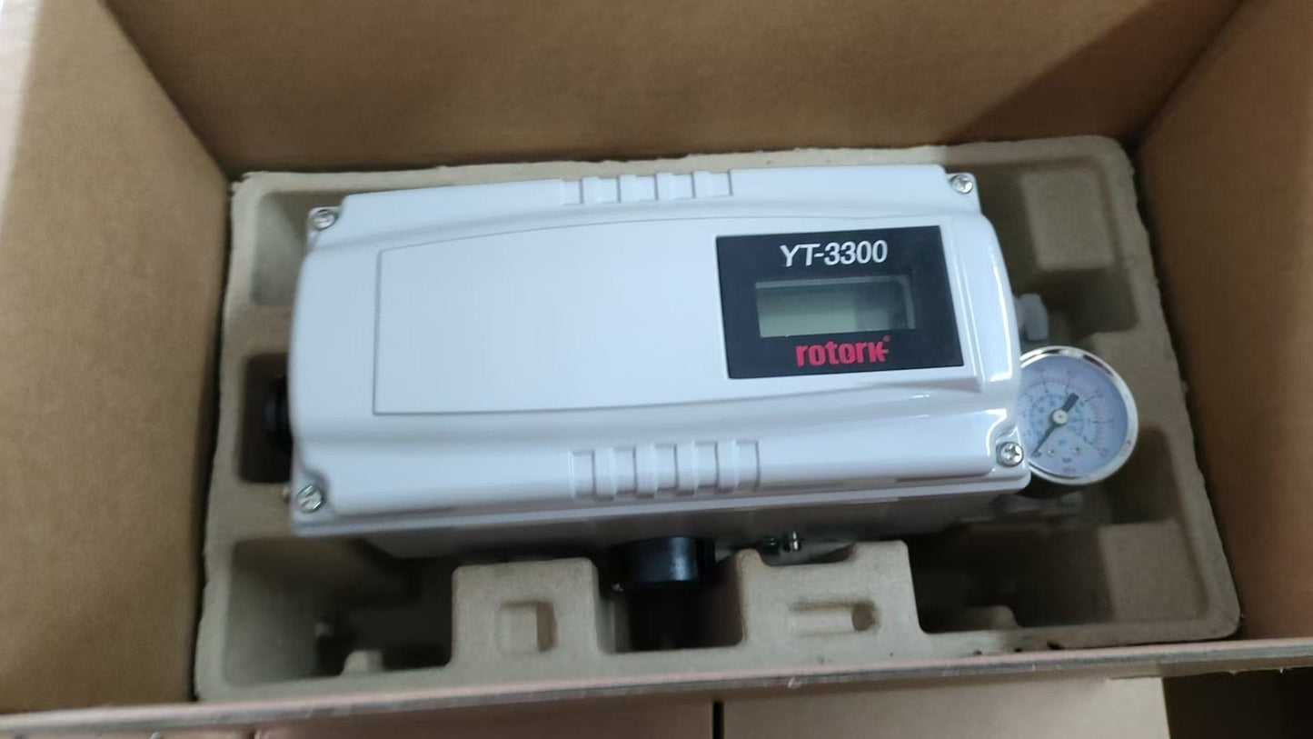 Rotork Rotork YT-3300LSN1521S Electro-Pneumatic Valve Positioner, Linear, Single-Acting, Non-Explosion Proof — Pack of 1