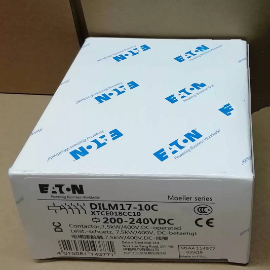Eaton Moeller DILM17-10C XTCE018CC10 200-240VDC Contactor
