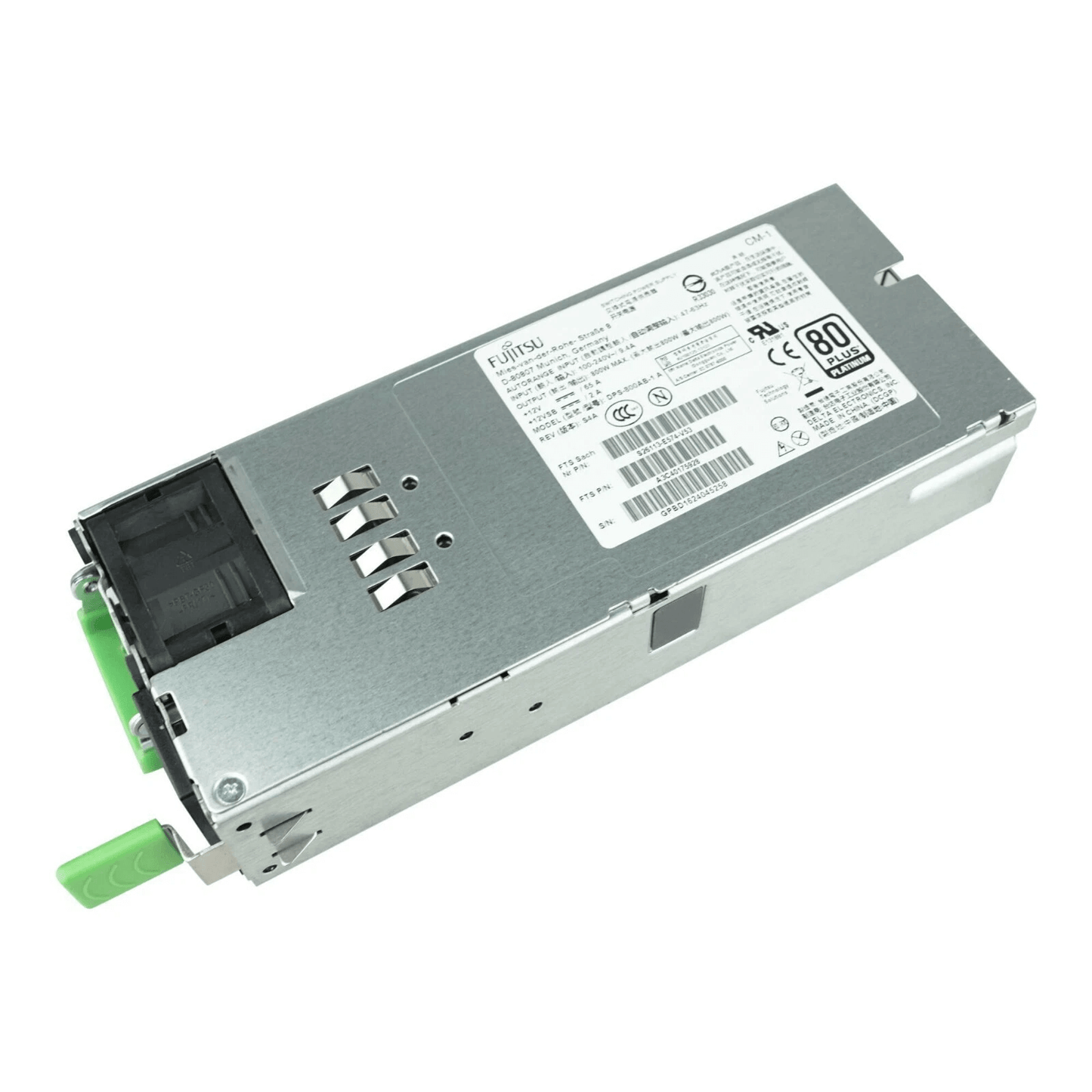 Fuente de alimentación Fujitsu S26113-F574-E13, 800 vatios, entrada de 100-240 V