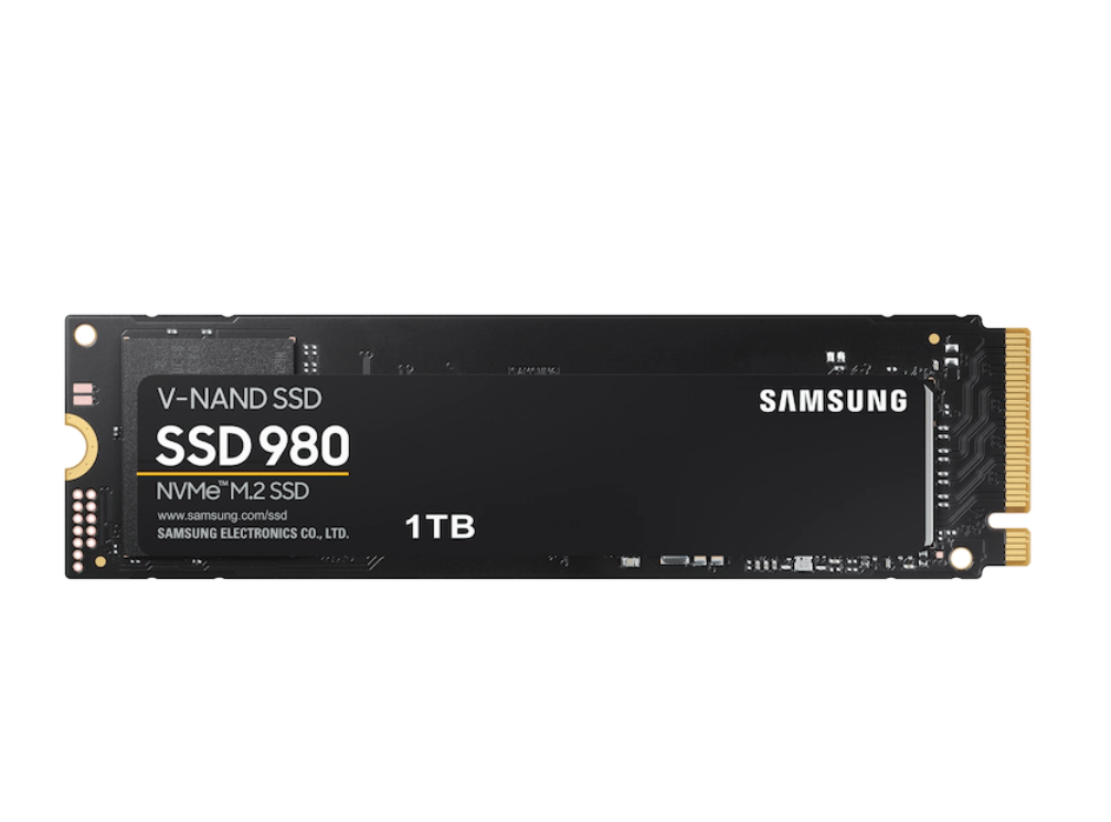 SAMSUNG SAMSUNG 980 SSD 1TB PCle 3.0x4, NVMe M.2 2280, Internal Solid State Drive, Storage for PC, Laptops, Gaming and More, HMB Technology, Intelligent Turbowrite, Speeds of up-to 3,500MB/s, MZ-V8V1T0B/AM