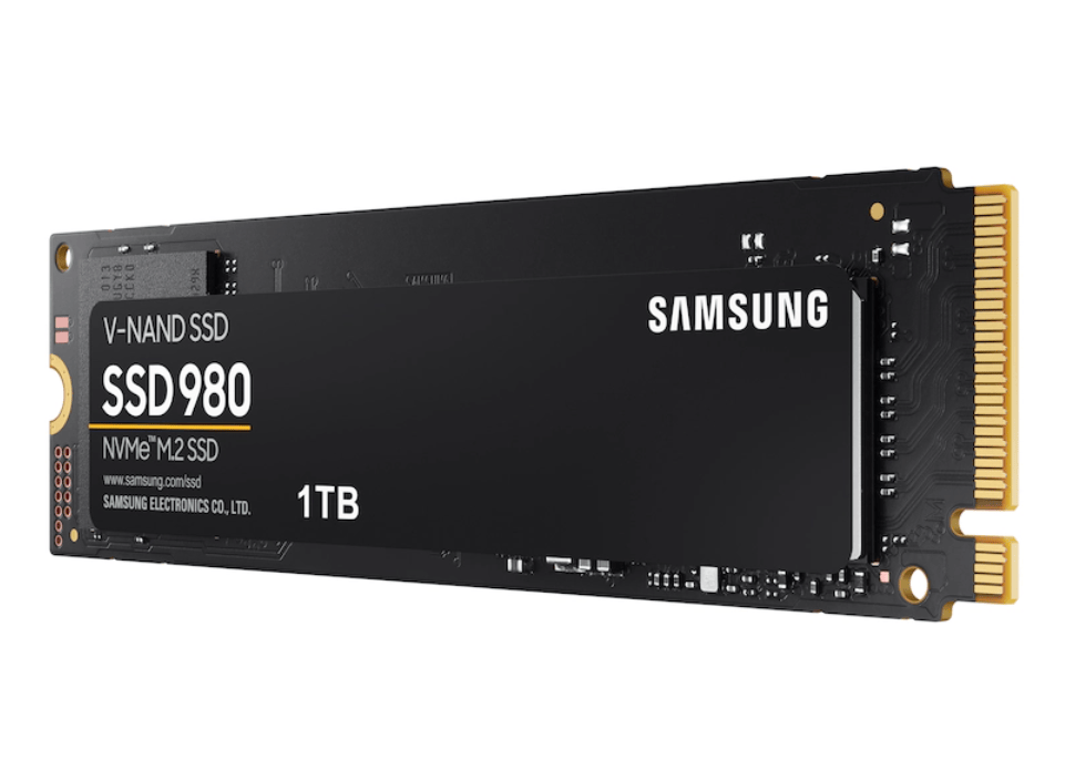 SAMSUNG SAMSUNG 980 SSD 1TB PCle 3.0x4, NVMe M.2 2280, Internal Solid State Drive, Storage for PC, Laptops, Gaming and More, HMB Technology, Intelligent Turbowrite, Speeds of up-to 3,500MB/s, MZ-V8V1T0B/AM