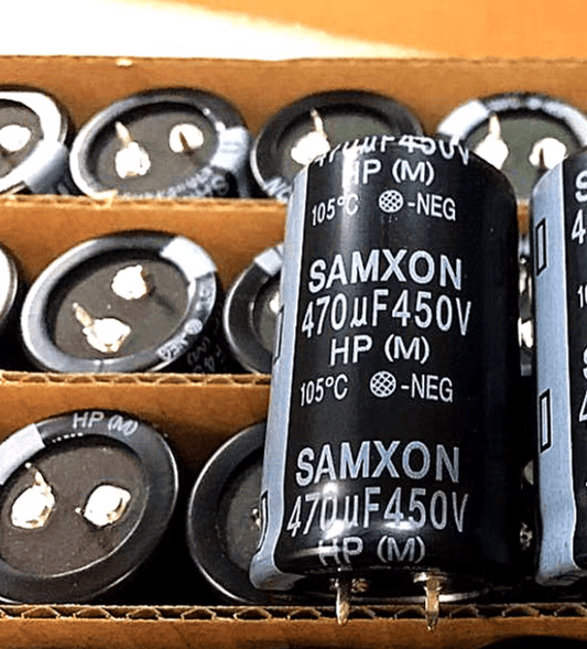 samxon Samxon 450V 470uF Electrolytic Capacitor, 35x50mm, Snap-In – Pack of 100
