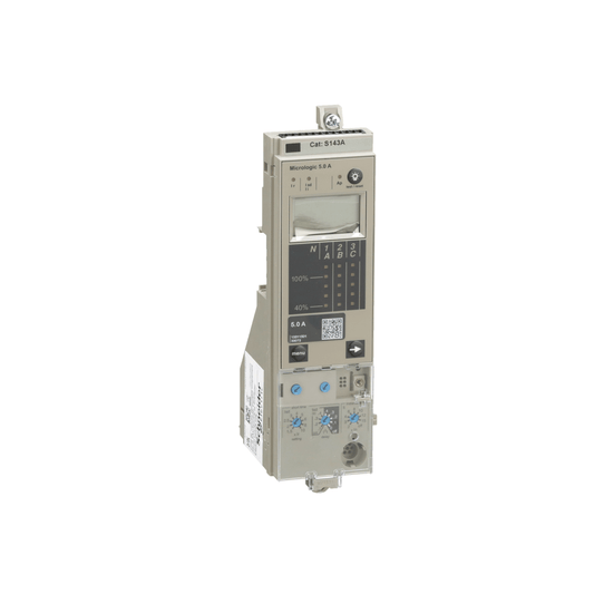 Schneider Molded Case Circuit Breakers Schneider Electric S143A PowerPacT P/R Circuit Breaker, MicroLogic 5.0A, LSI Protection, Field Installable