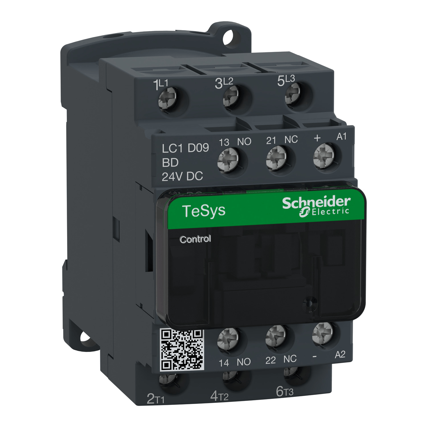 Schneider Schneider Electric LC1D09BDC Contactor, 9A, Coil Voltage DC 24V – Pack of 2