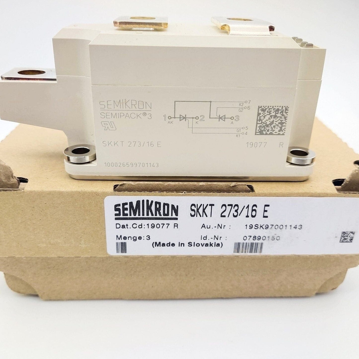 Semikron Semikron SKKT273/16E IGBT Thyristor Module