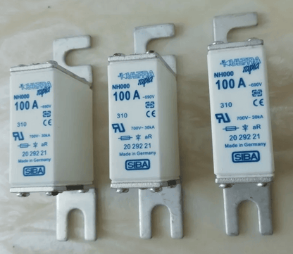 Siba NH000 160A 2029221 6pcs Siba NH000 160A 2029221 aR Fuses