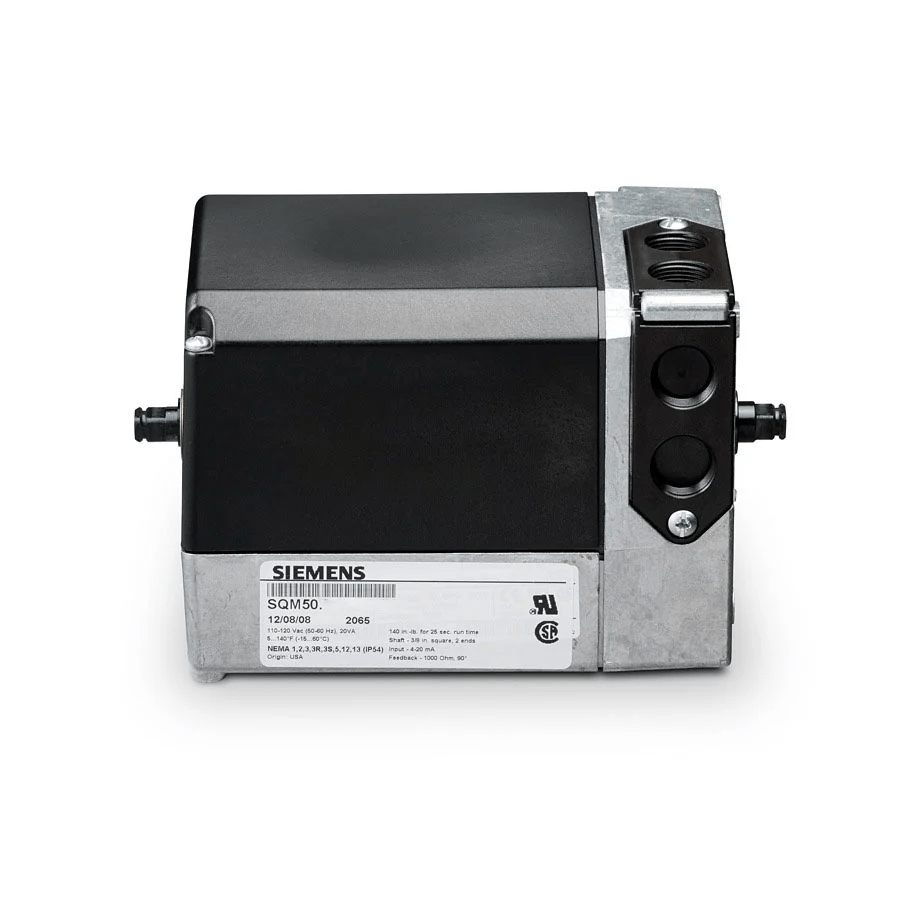 Siemens Siemens SQM50.424A2Z7R Actuator, 15Nm, 90°/30s, 220-240V AC, 9.5mm Shaft