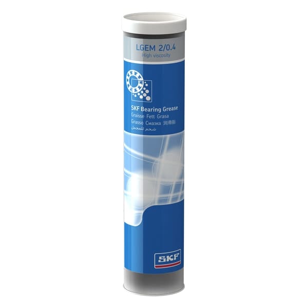SKF LGEM 2/0.4 EP High Load Grease, NLGI 2, MoS2 & Graphite - 0.4 kg C ...