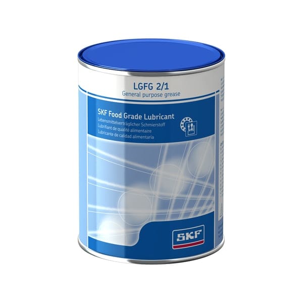 SKF SKF LGFG 2/1 NSF H1 Food Grade Grease, NLGI 2, Water Resistant - 1 kg Can