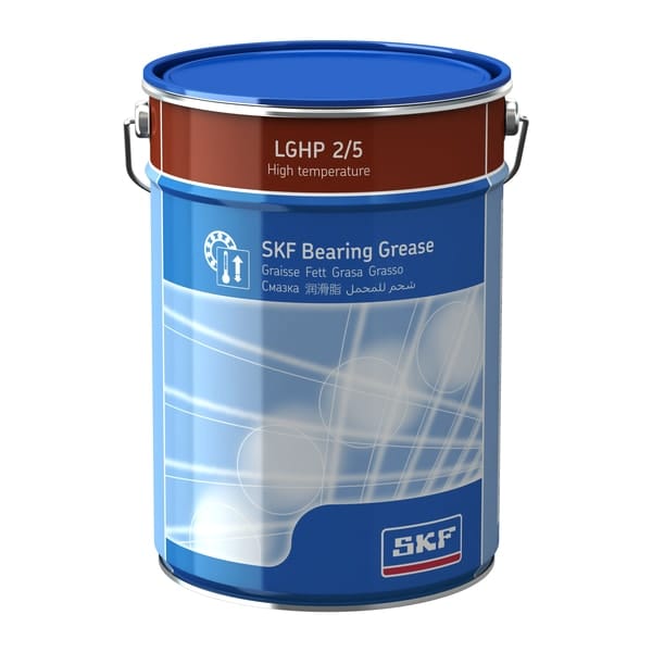 SKF SKF LGHP 2/5 High Performance High Temp Grease, NLGI 2, Polyurea - 5 kg Can