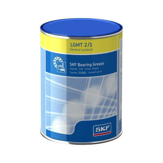 SKF SKF LGMT 2/1 General Purpose Grease, NLGI 2 Industrial Bearing Lubricant - 1 kg Tin